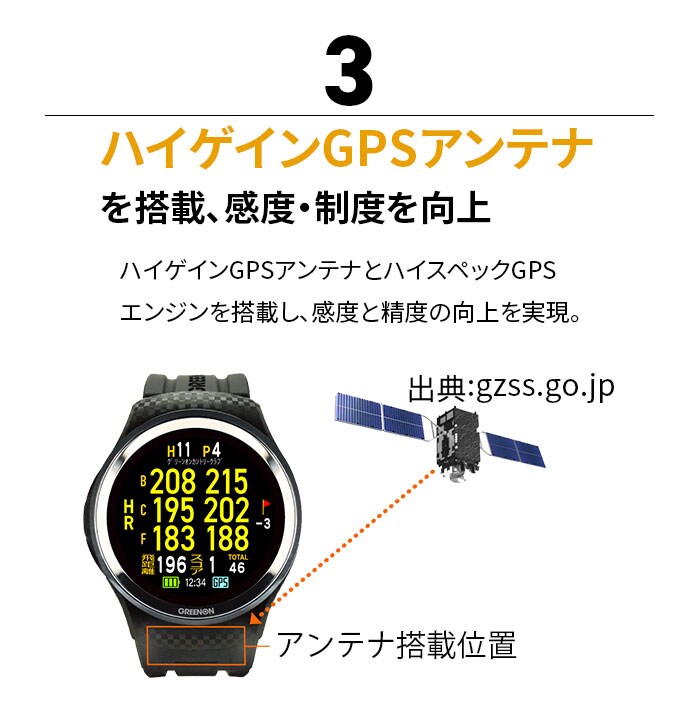 O[I St GPS  THE GOLF WATCH UEStEHb` A1-V G019 ir