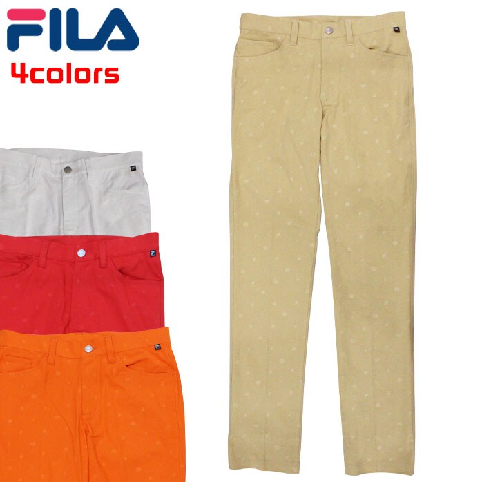 FILA - 【フィラ ゴルフ／FILA GOLF】ツイル生地 エンボス加工
