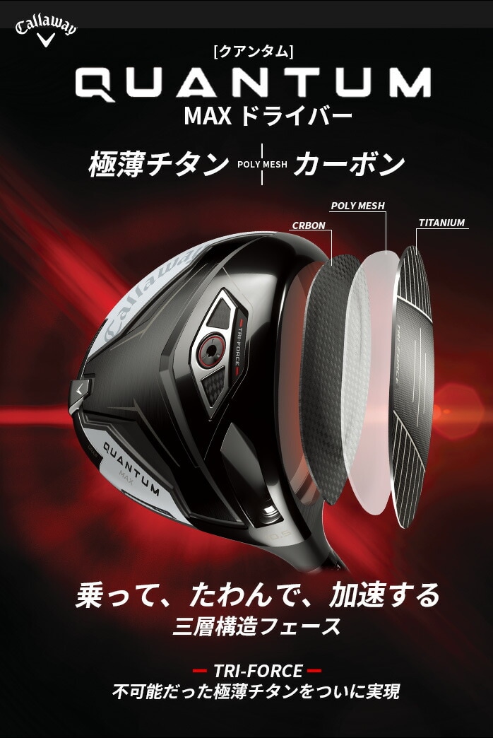 �L�����E�F�C �����Y �N�A���^�� QUANTUM MAX �h���C�o�[  SPEEDER NX GOLD 50 S Callaway