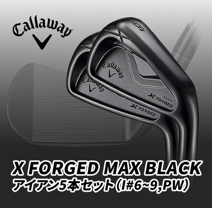 �L�����E�F�C �S���t X FORGED MAX BLACK �A�C�A���Z�b�g 5�{�g (I#6-9 PW)