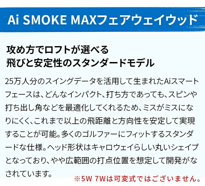 �L�����E�F�C �p���_�C�� Ai �X���[�N �}�b�N�X MAX FW �t�F�A�E�F�C TENSEI 50 for Callaway