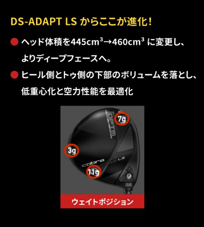 �R�u�� �v�[�} �S���t OPTM LS �h���C�o�[ �����Y �E���� 9° 10.5° �J�[�{���V���t�g