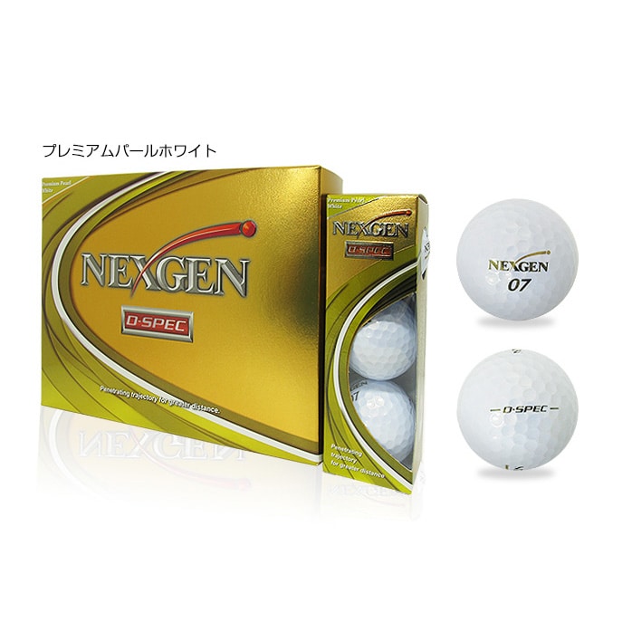 中古ゴルフクラブ在庫数55万本 ゴルフのことならゴルフパートナーへ 箱無し展示品 ゴルフパートナー Nexgen D Spec ゴルフボール 1ダース12球入り 1ダース ボール12球入り ホワイト 新品小物ゴルフパートナー オンラインショップ