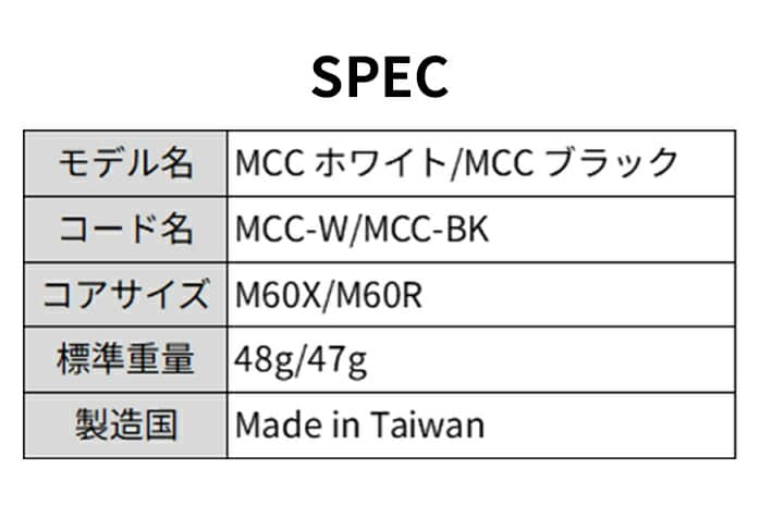�S���t�v���C�h �O���b�v MCC �}���`�R���p�E���h �z���C�g�^�u���b�N M60 Golf Pride