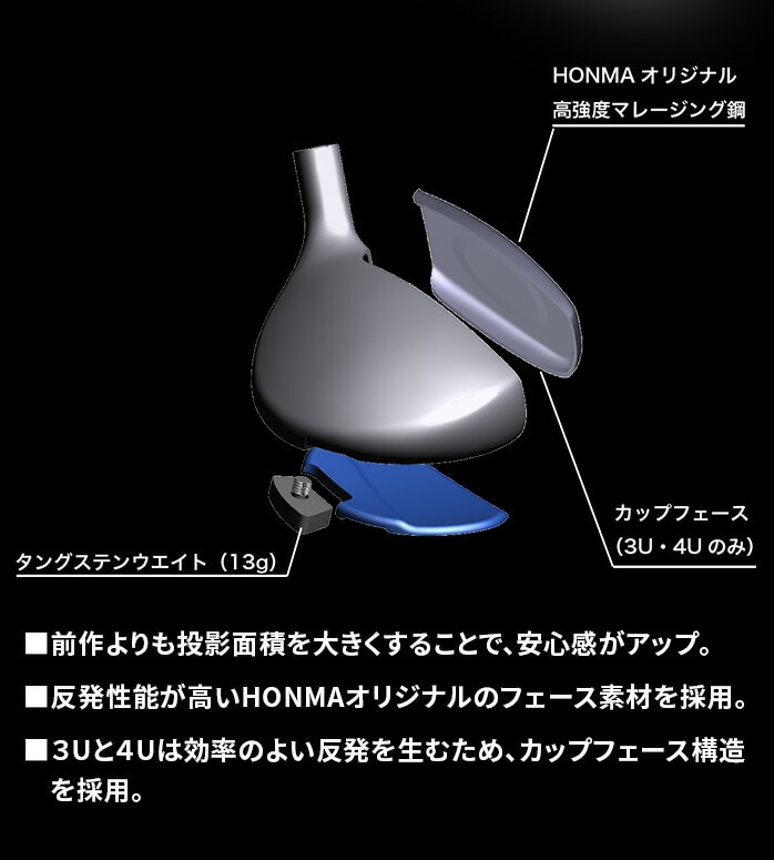 {ԃSt HONMA Y cA[[h TW767 [eBeB VIZARD EZ-C