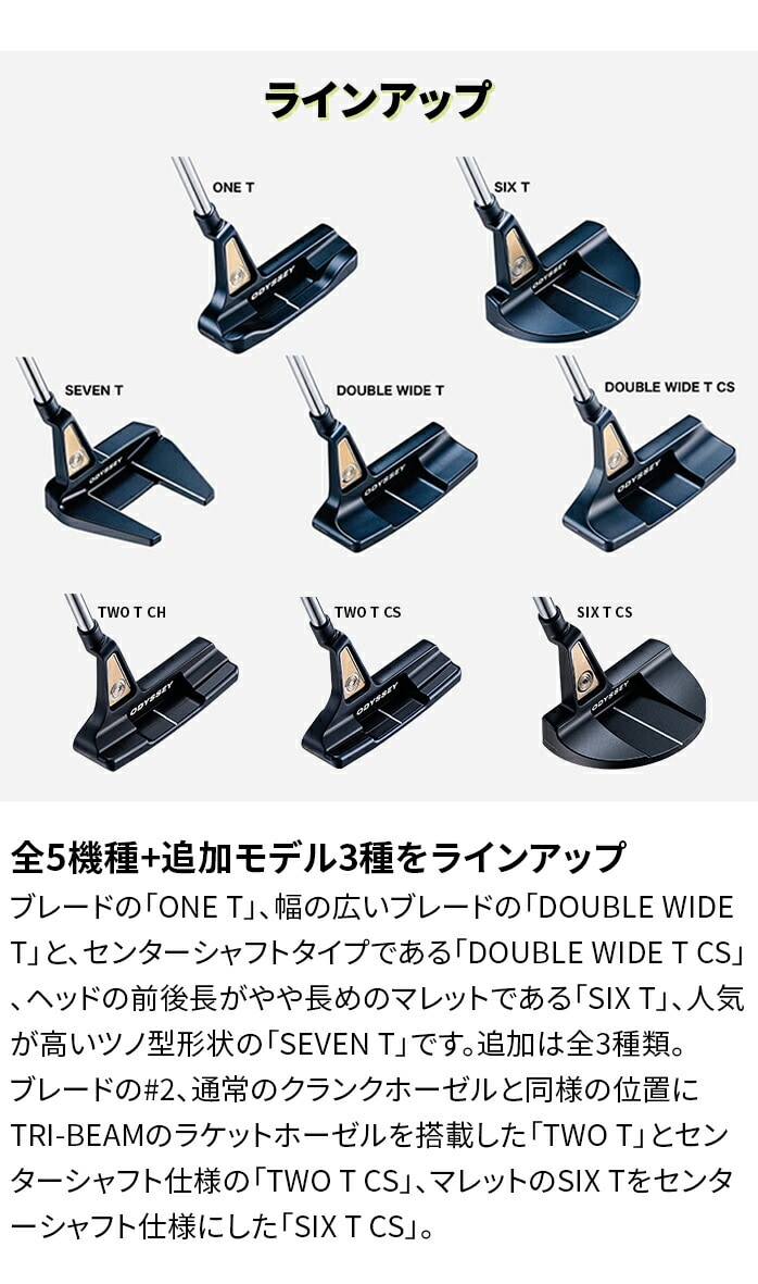 �I�f�b�Z�C Ai-ONE MILLED TRI-BEAM �p�^�[ �~���h �g���C�r�[�� odyssey �L�����E�F�C