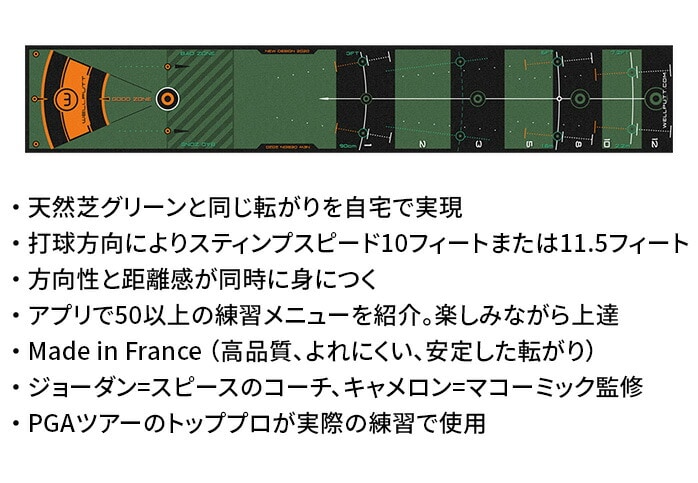 �e�b�N�E�C���h �E�F���p�b�g Wellputt �p�^�[�}�b�g 3m �p�^�[���K��� ������ �X�s�[�h�R���g���[�� TEKWIND