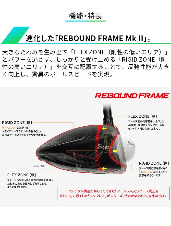 �_�����b�v �X���N�\�� SRIXON ZX7 Mk II �h���C�o�[ �����Y �E���� Diamana ZX II60