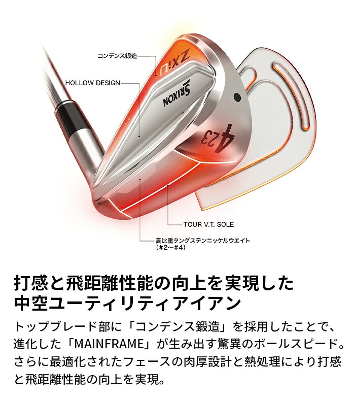 DUNLOP �_�����b�v SRIXON �X���N�\�� ZXiU �A�C�A���^ ���[�e�B���e�B ���t�e�B ���{���K�i �V�i ��������