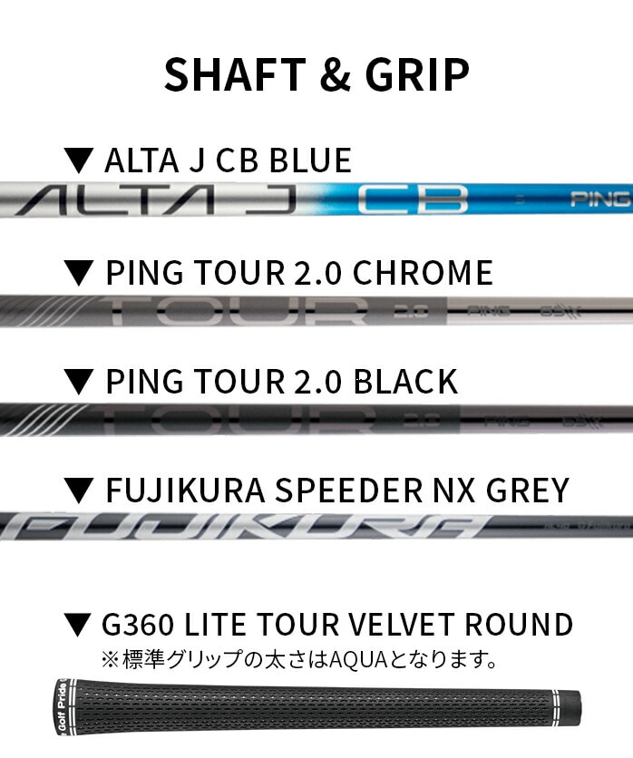 PING s G440 MAX hCo[ ALTA J CB BLUE PING TOUR 2.0 CHROME 65