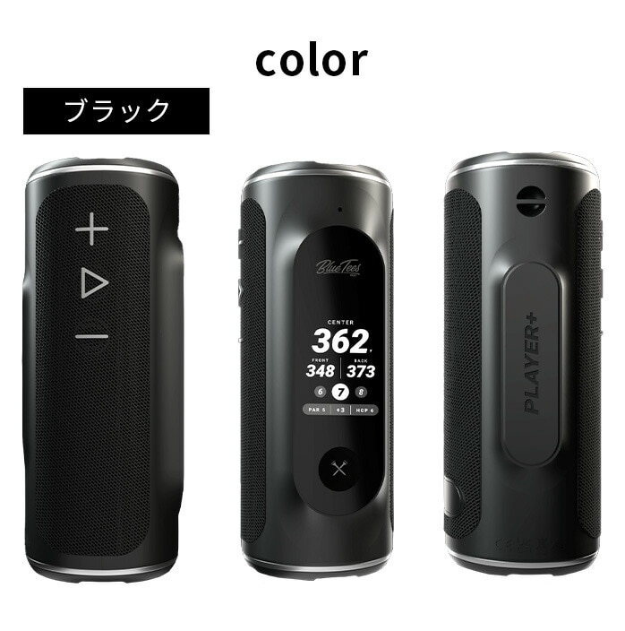 BLUE TEES GOLF The Player �{ Speaker �l�C�r�[ �u���b�N GPS �i�r �X�s�[�J�[