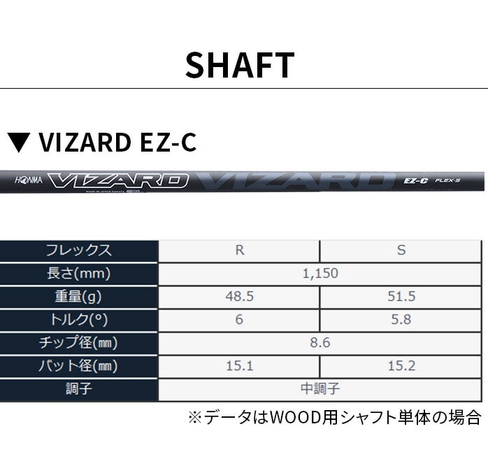 {ԃSt HONMA Y cA[[h TW767 tFAEFC Ebh VIZARD EZ-C