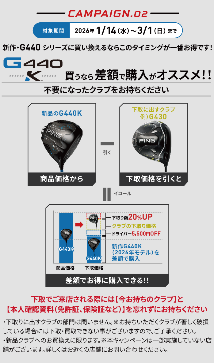 �y�\��̔��zPING �s�� G440 K �����Y �h���C�o�[ 2026�N���f�� 12° 10.5° 9°R SR S X �E����