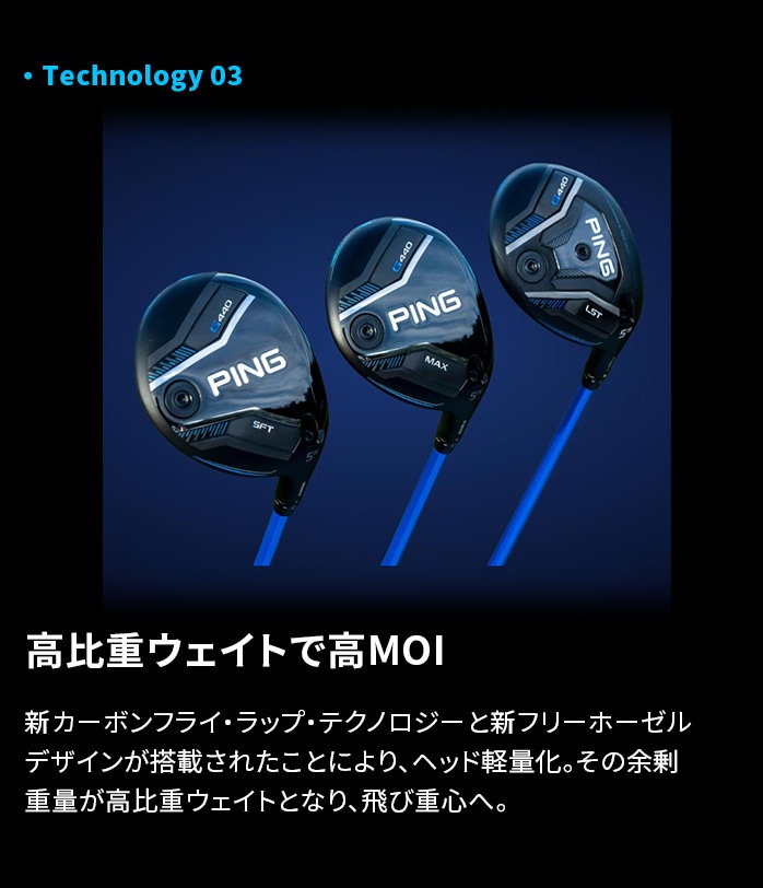 �s�� PING G440 MAX �t�F�A�E�F�C�E�b�h 3W 5W �����Y �E�p �S���t