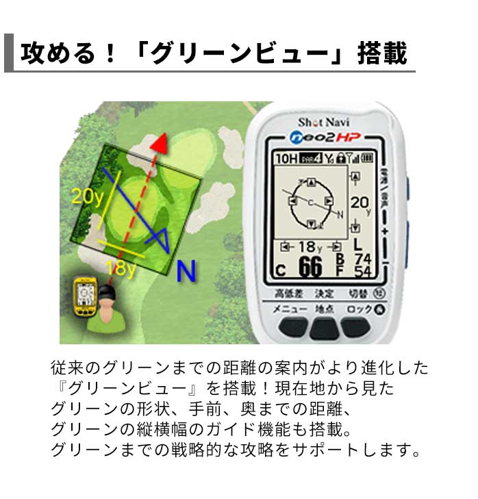 �V���b�g�i�r Navi neo2 HP GPS �݂��т�L1S�Ή� �����v ��������� �n���f�B �X�}�z�^ shot navi