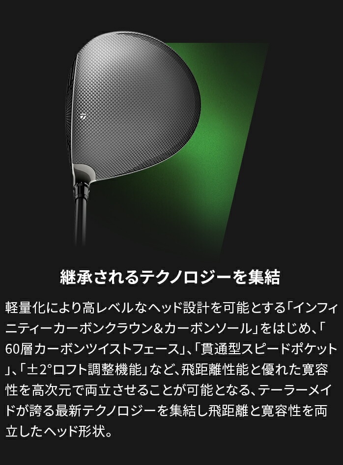 �e�[���[���C�h �S���t Qi35 �h���C�o�[ Driver 9° TOUR AD GC 6 Taylor Made