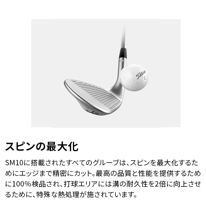Titleist ^CgXg {Ki VOKEY DESIGN SM10 EFbW cA[N[ 2024