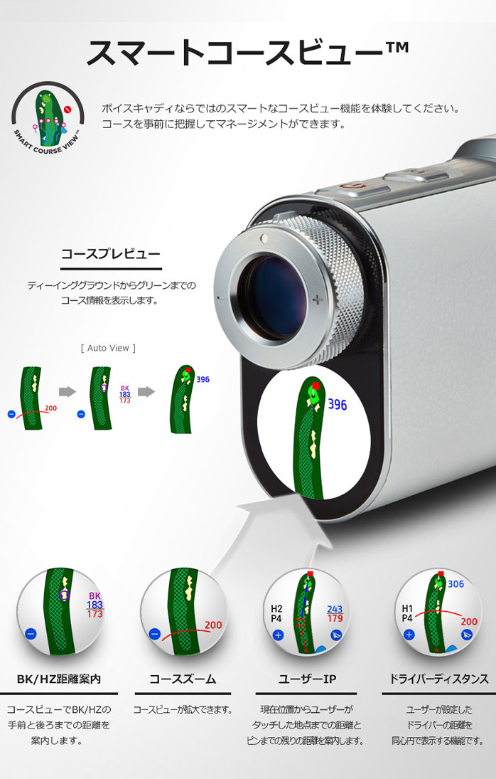 {CXLfB St SL2  [U[ GPS O[r[ zCg VOICE CADDIE