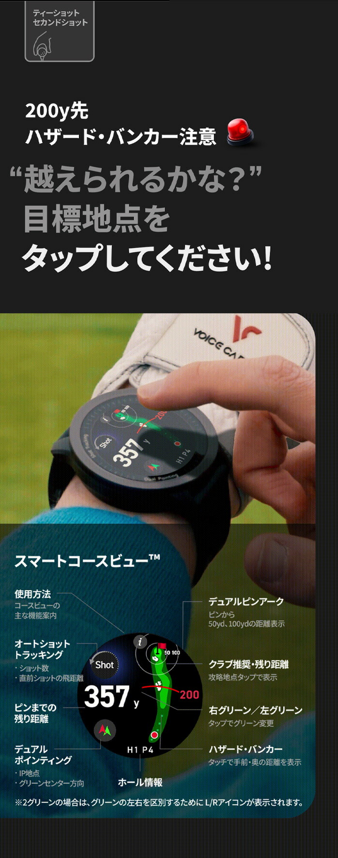 �{�C�X�L���f�B T12 PRO �v�� GPS �S���t �E�H�b�` �r���v�^ GPS�S���t�i�r voice-caddie