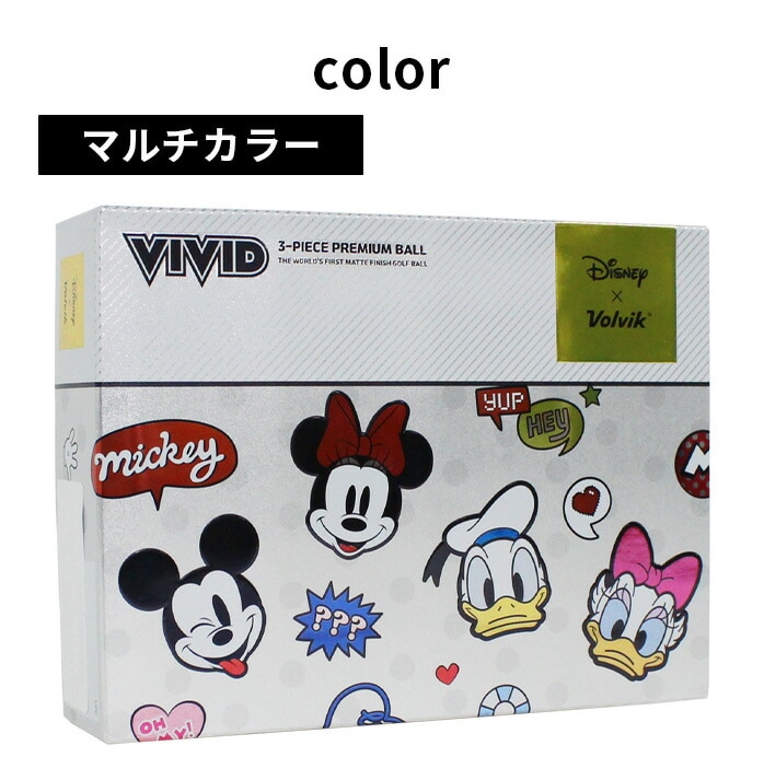 Volvik MICKEYFRIENDS VV59NA86 HBbN ~bL[ tY 1_[X 12 u F