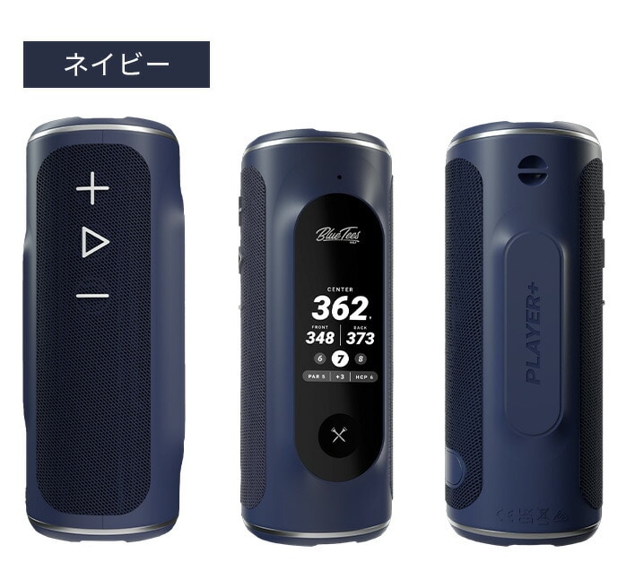 BLUE TEES GOLF The Player �{ Speaker �l�C�r�[ �u���b�N GPS �i�r �X�s�[�J�[