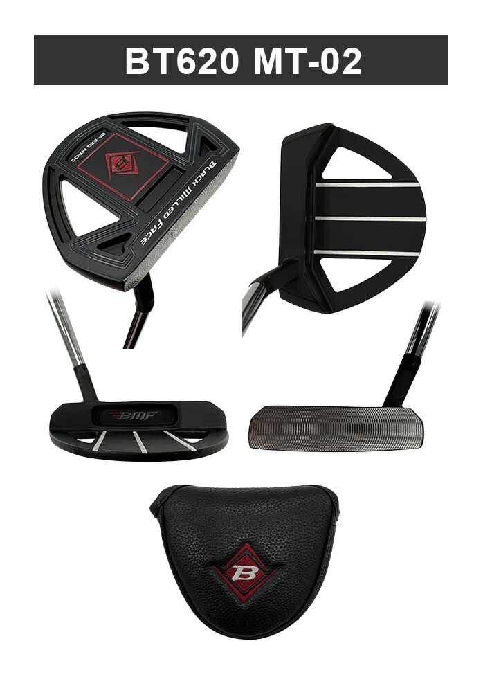 BMF PUTTER �p�^�[ BPT-620 BL-01 BP-620 MT-02 34�C���` �X�`�[���V���t�g �S���t