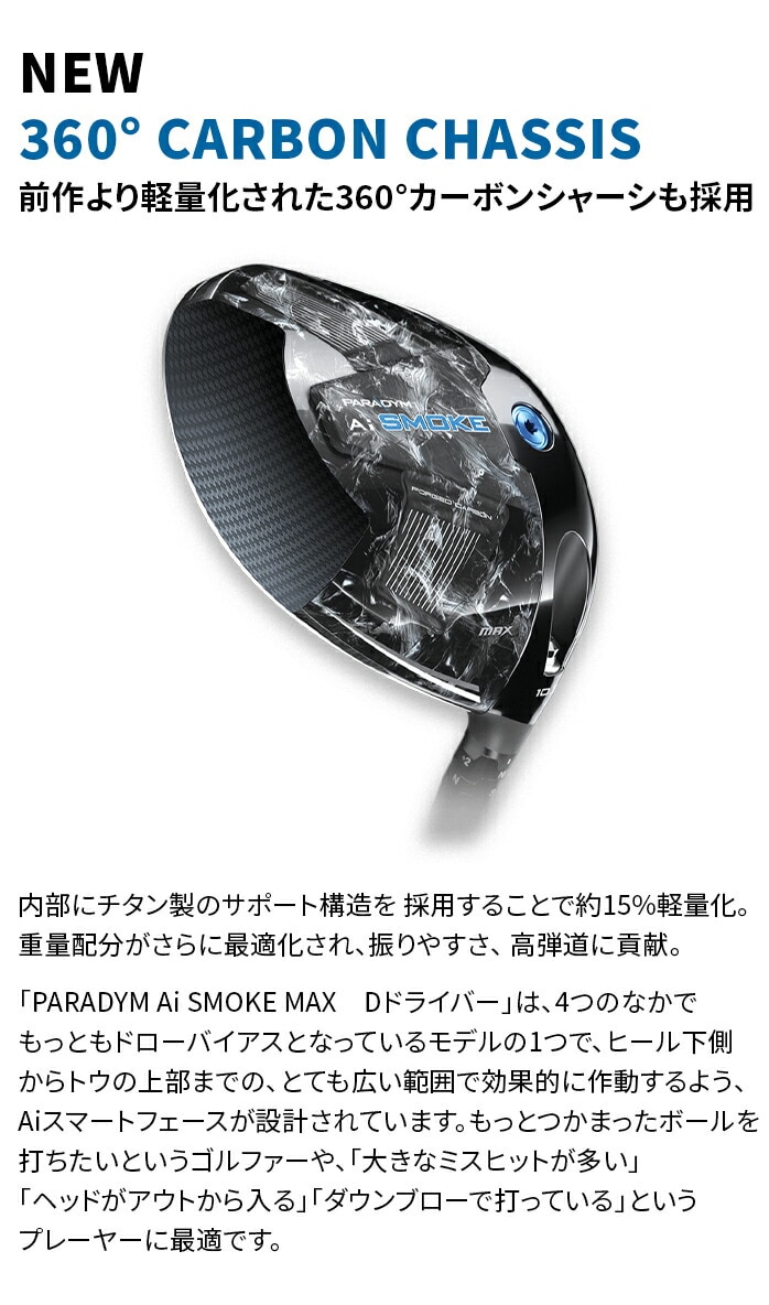 �L�����E�F�C �p���_�C�� Ai �X���[�N �}�b�N�X �h���[ �h���C�o�[ MAX D TENSEI 50 for Callaway