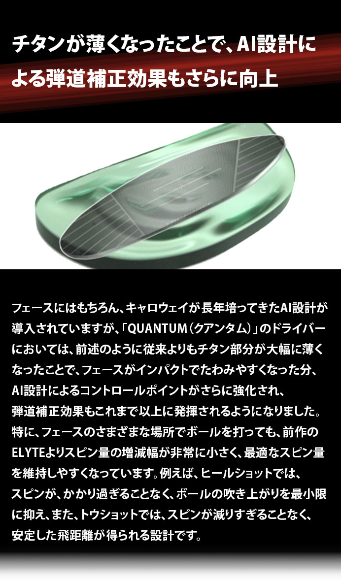 �L�����E�F�C �S���t QUANTUM MAX D �h���C�o�[ �����Y �E Tour AD FI-5 Callaway