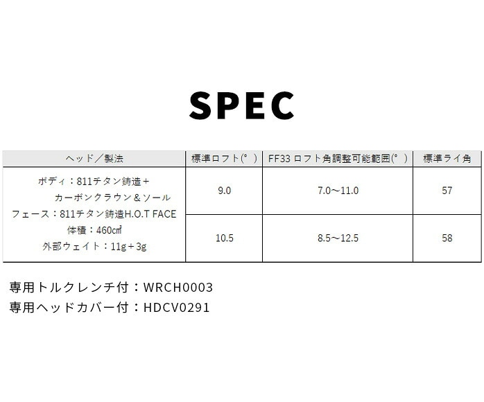 �y��s�\��z�R�u�� �v�[�} �S���t OPTM X �h���C�o�[ �����Y �E���� 9° 10.5° �J�[�{���V���t�g