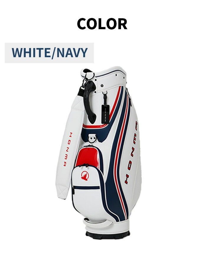 �{�ԃS���t �L���f�B�o�b�O CB12604 �u���b�N/���b�h �u���b�N �z���C�g/�u���b�N �z���C�g/�l�C�r�[ 9�^ HONMA