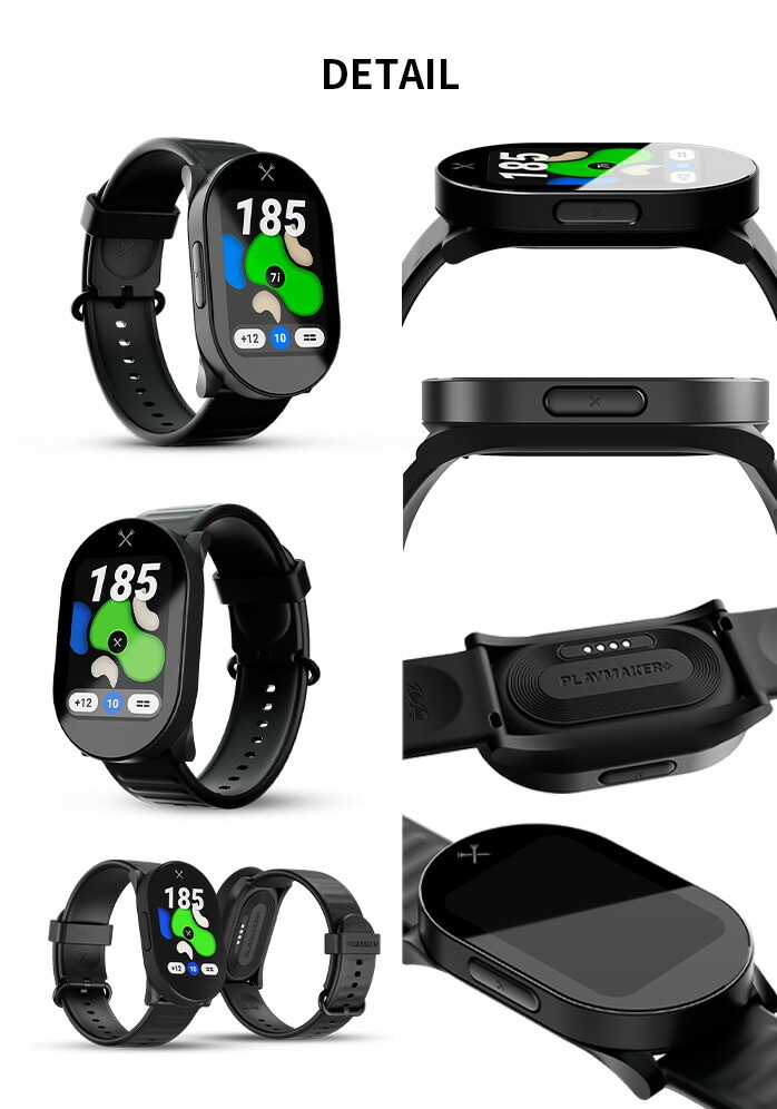 BLUE TEES GOLF 25 ThePlaymaker+ GPS�i�r �E�H�b�` �u���b�N�@�h���@��������