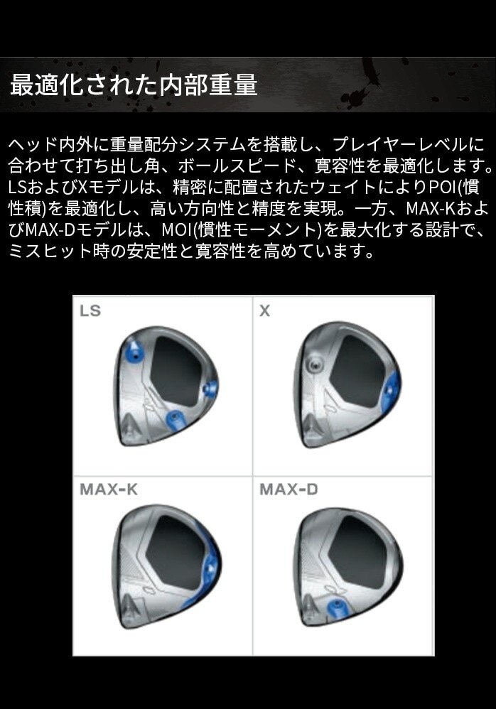 �R�u�� �v�[�} �S���t OPTM X �h���C�o�[ �����Y �E���� 9° 10.5° VENTUS BLUE 2024 6 S