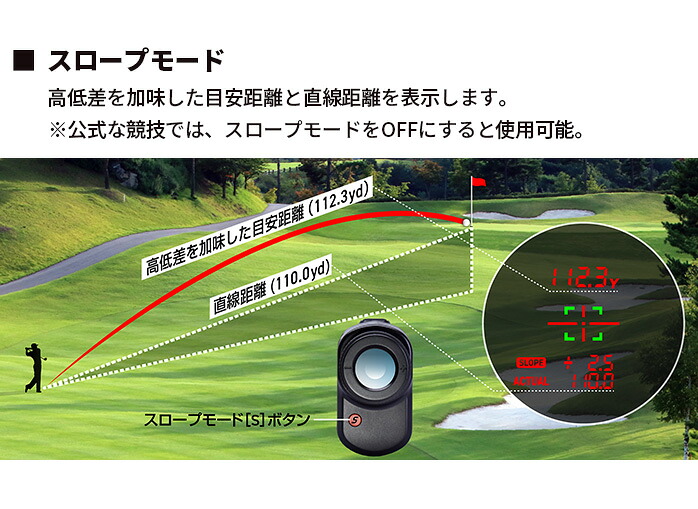 �O���[���I�� LASER CADDIE GL04 ��ԗ�2�J���[OLED�̗p�� �S���t ���[�U�[ �����v �����W�t�@�C���_�[