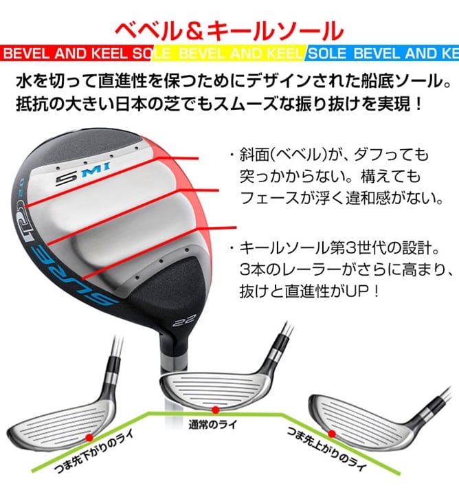 ミズノ　シュア(SURE)DD 3W、5W、7W フレックスSR