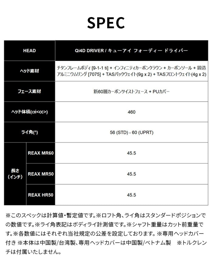 �y�\��̔��z�e�[���[���C�h �S���t Qi4D �h���C�o�[ �����Y �E���� �J�[�{���V���t�gS SR TaylorMade