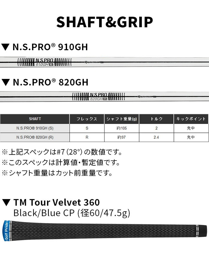 Taylor Made Qi �A�C�A���Z�b�g 5�{�Z�b�g 6I 7I 8I 9I PW NS PRO 820GH 910GH IR