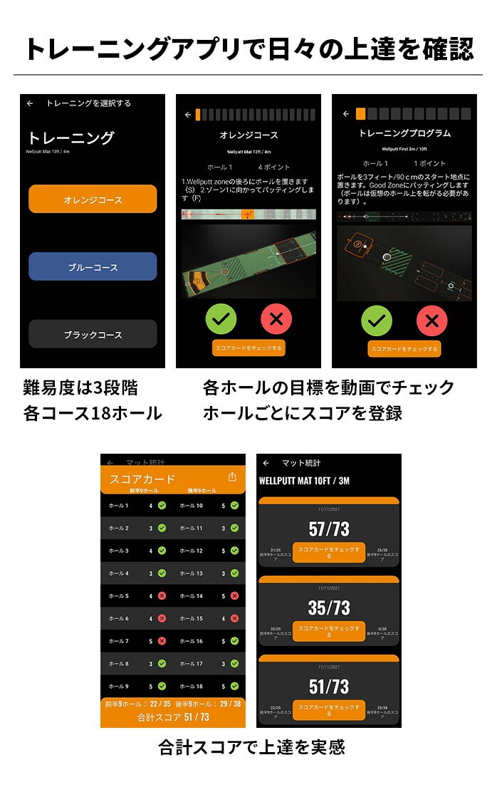 �e�b�N�E�C���h �E�F���p�b�g Wellputt �p�^�[�}�b�g 3m �p�^�[���K��� ������ �X�s�[�h�R���g���[�� TEKWIND