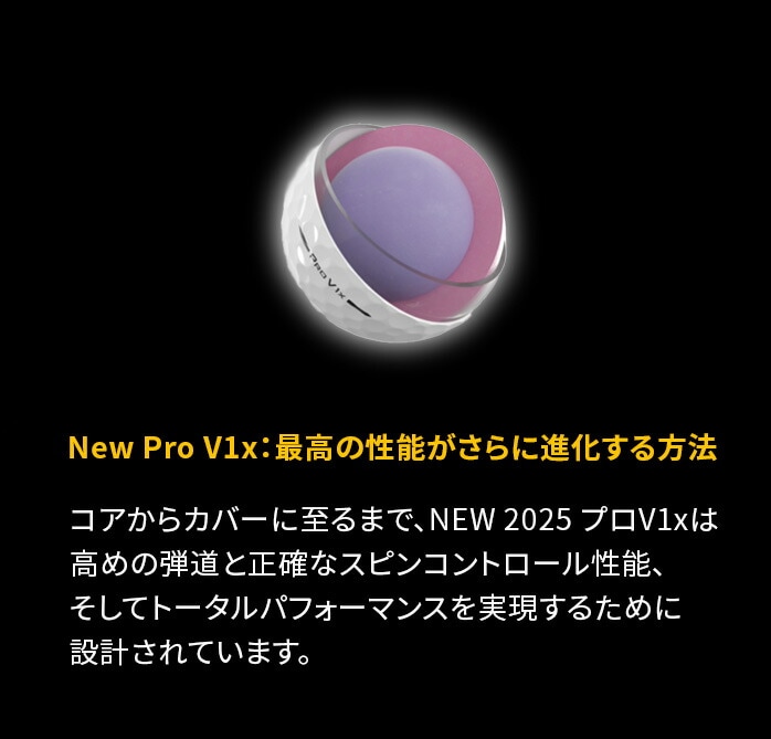 titleist ^CgXg St{[ PRO V1 V1X 12 1_[X 2025Nf zCg CG[