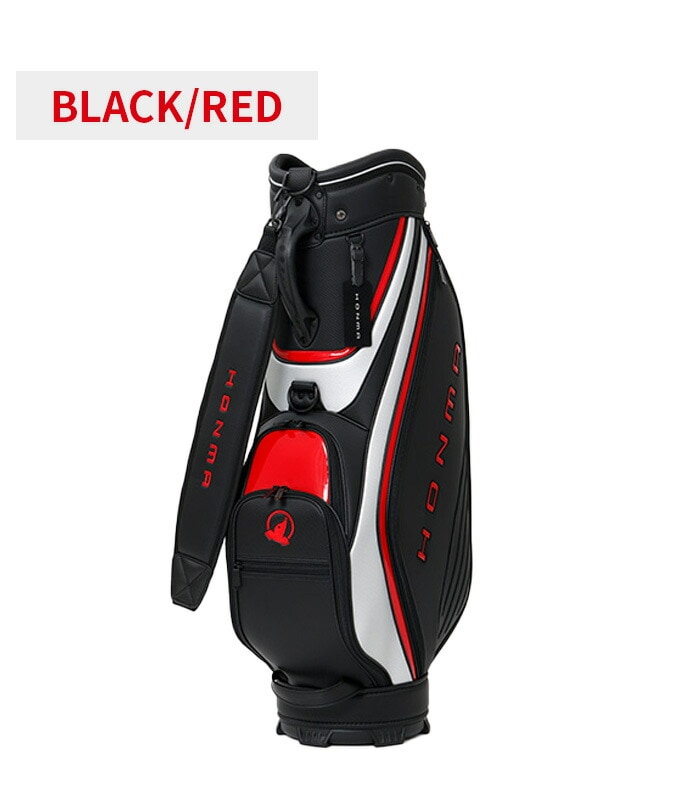 �{�ԃS���t �L���f�B�o�b�O CB12604 �u���b�N/���b�h �u���b�N �z���C�g/�u���b�N �z���C�g/�l�C�r�[ 9�^ HONMA