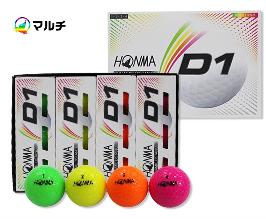 中古ゴルフクラブ在庫数55万本 ゴルフのことならゴルフパートナーへホンマ ゴルフ ボール D1 2ピース ディスタンス 1ダース12球 368ディンプル Honma 本間 Bt01 D1 イエロー 新品小物ゴルフパートナー オンラインショップ
