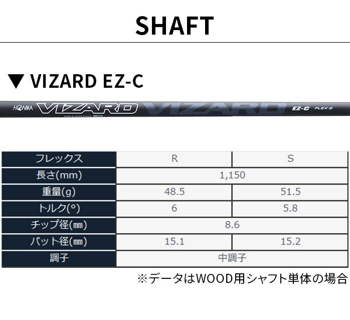 {ԃSt HONMA Y cA[[h TW767 LS hCo[ VIZARD EZ-C