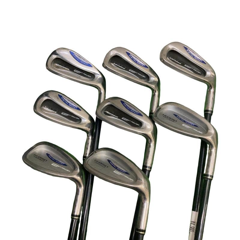 BRIDGESTONE HI-BRID ADFORCE アイアンセット 中古 ﾀﾞﾝﾛｯﾌﾟ HI－BRID ADFORCE アイアンセット 中古