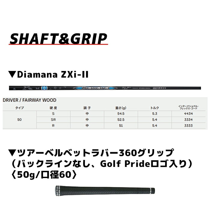�y�\��̔����i�z�_�����b�v �X���N�\�� Zxi RKT MAX �h���C�o�[ 2027�N���f��  Diamana Zxi-II 50