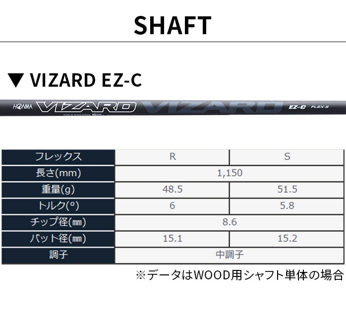 󂠂i {ԃSt HONMA Y cA[[h TW767 MAX hCo[ VIZARD EZ-C