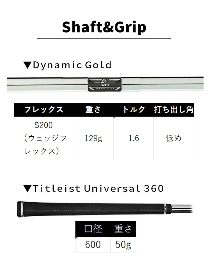 �^�C�g���X�g VOKEY �{�[�P�C SPIN MILLED SM11 �E�F�b�W �c�A�[�N���� Dynamic Gold 2026