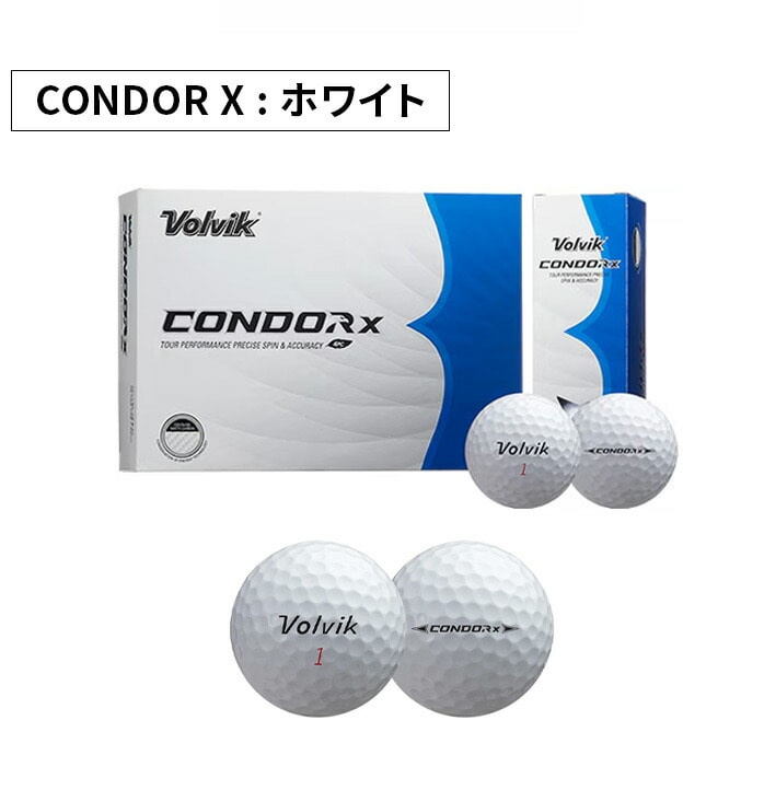 Volvik 24 ���H�����B�b�N �S���t�{�[�� VV5PNA21 CONDOR CONDOR X 1�_�[�X 12��