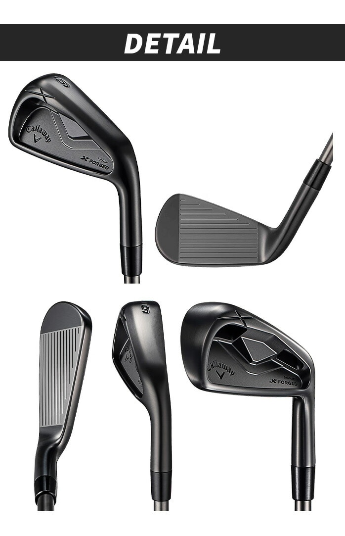 �L�����E�F�C �S���t X FORGED MAX BLACK �A�C�A���Z�b�g 5�{�g (I#6-9 PW)