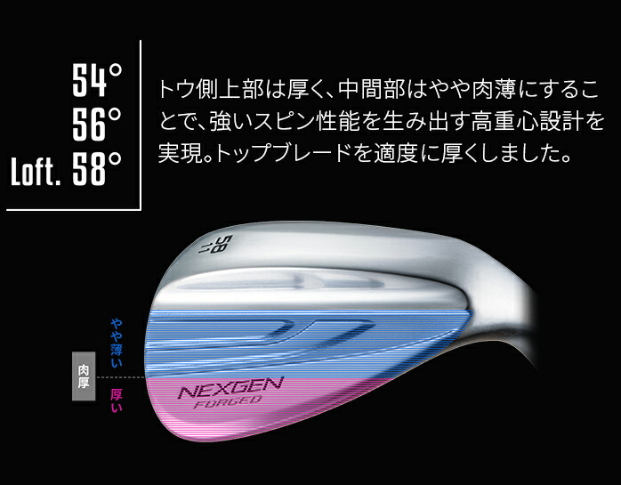 NEXGEN FORGED WEDGE DLC Limited �l�N�X�W�F�� �P�i�A�C�A�� �E�F�b�W S