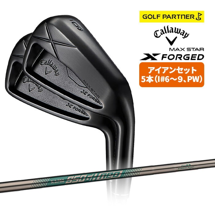 �L�����E�F�C �S���t X FORGED MAX STAR BLACK �A�C�A���Z�b�g 5�{�g (I#6-9 PW)