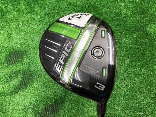 最新デザインの ⭐︎Callaway カバー付き⭐︎ 15度 3番ウッド Fast Max Epic クラブ
